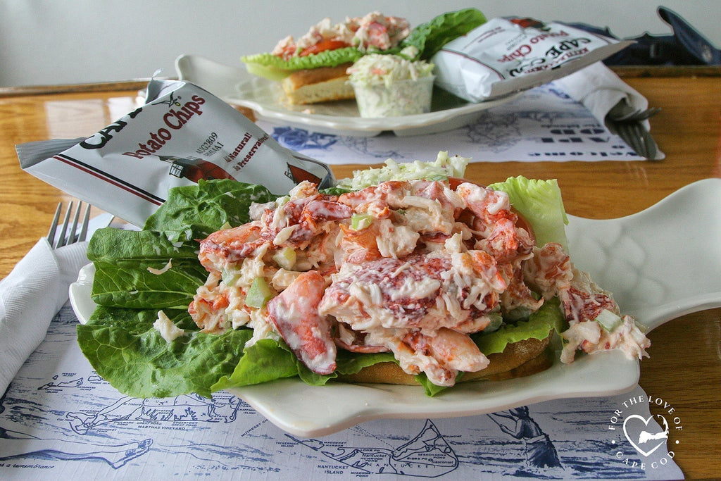 Lobster roll on the Lobster Roll Cruise