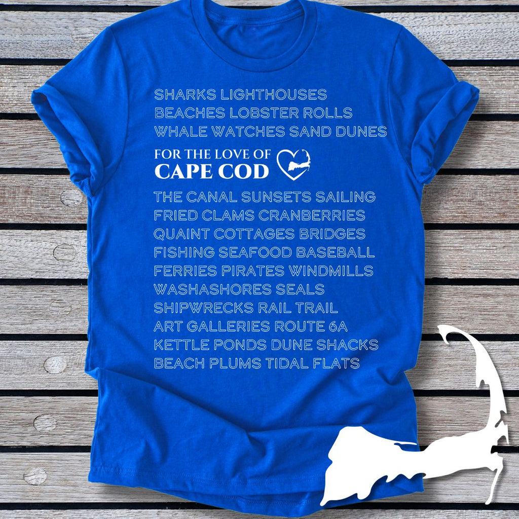 Cape Cod in Words Unisex t-shirt