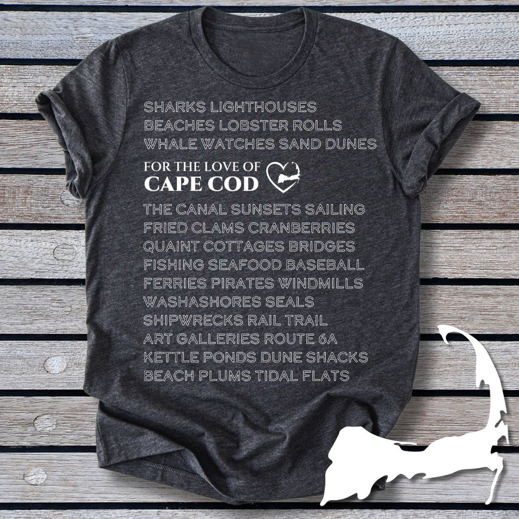 Cape Cod in Words Unisex t-shirt