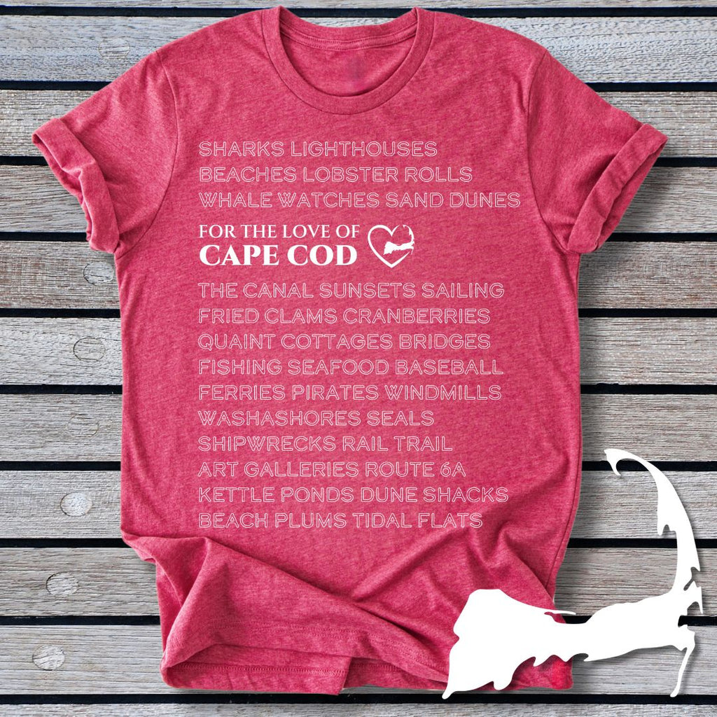 Cape Cod in Words Unisex t-shirt