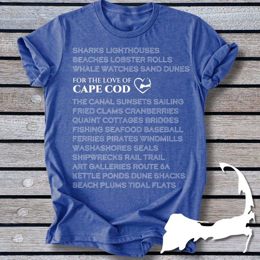 Cape Cod in Words Unisex t-shirt