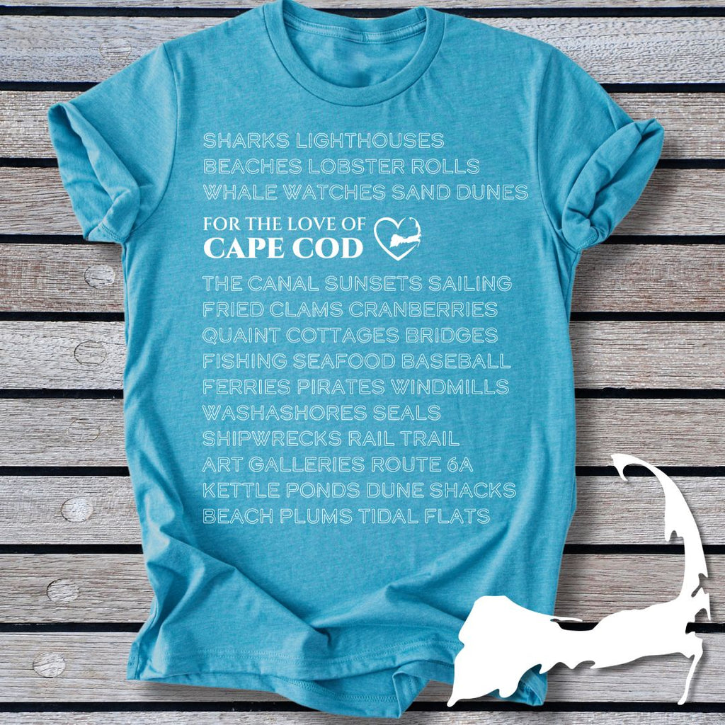 Cape Cod in Words Unisex t-shirt