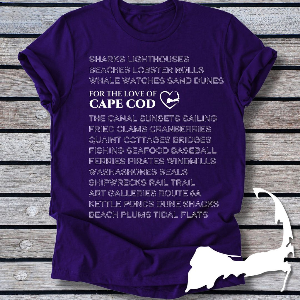 Cape Cod in Words Unisex t-shirt