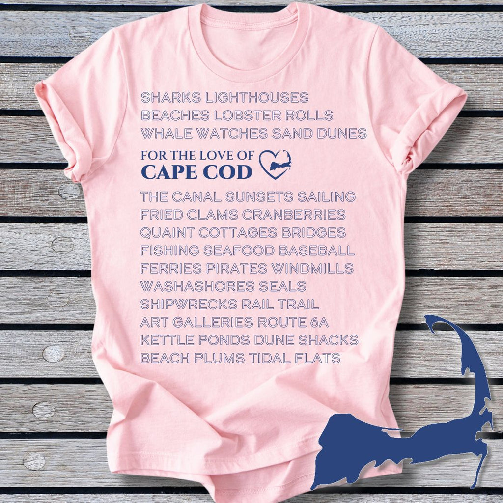 Cape Cod in Words Unisex t-shirt