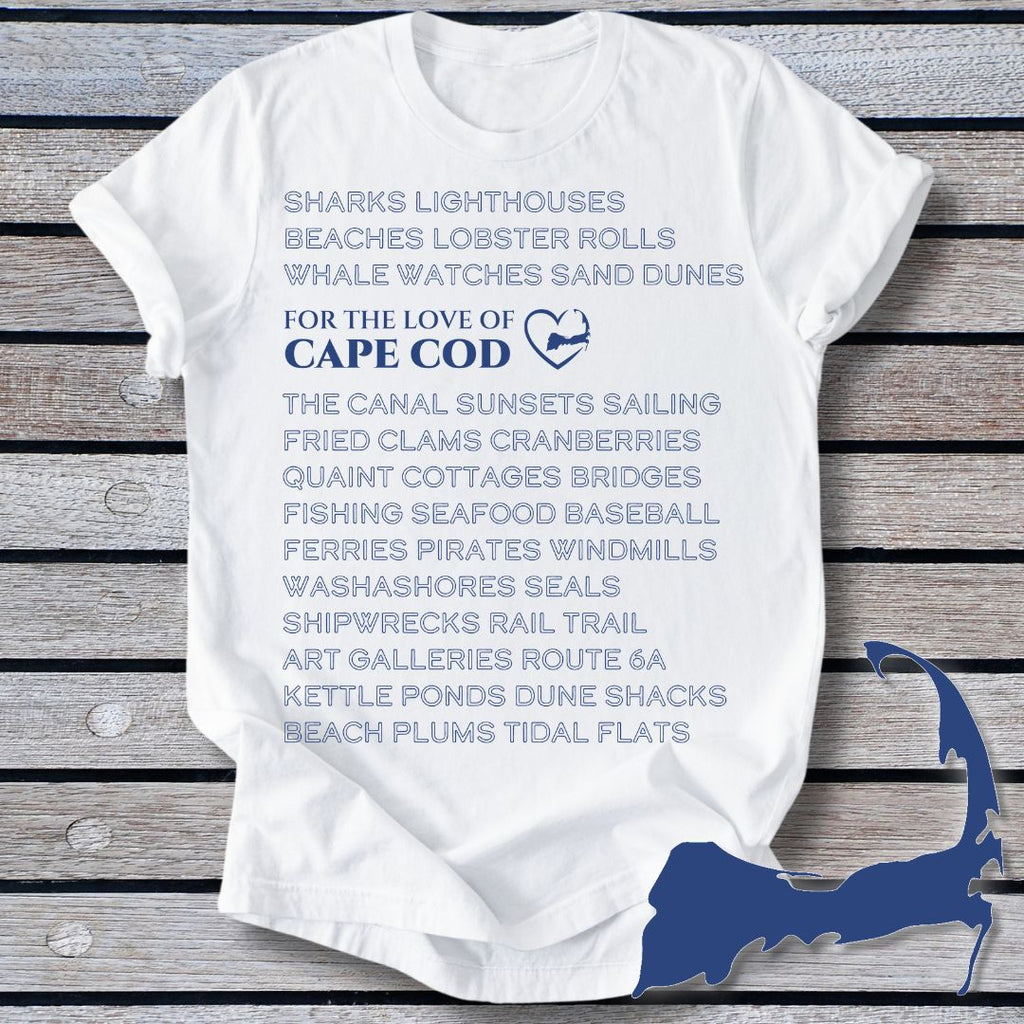 Cape Cod in Words Unisex t-shirt