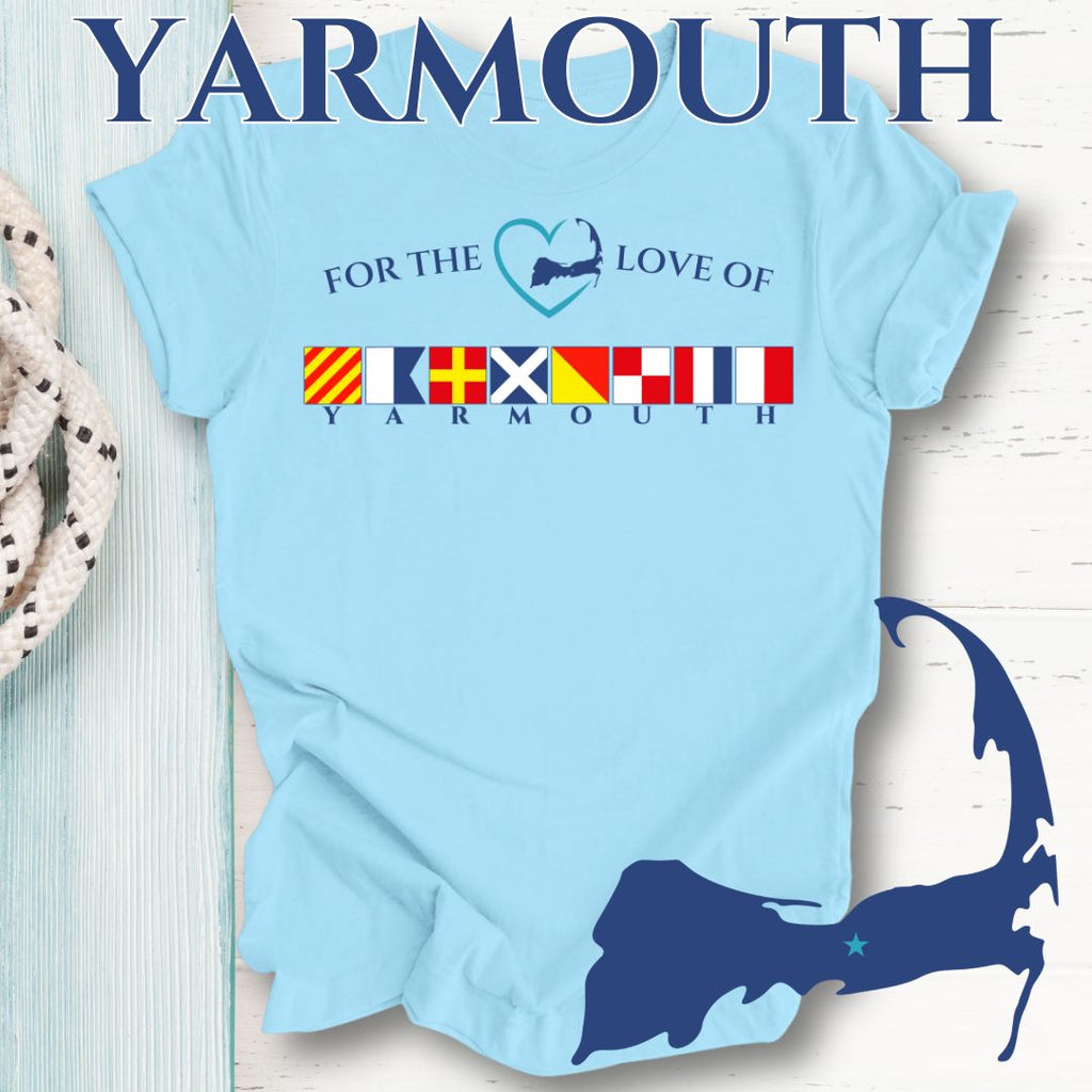 YARMOUTH - Nautical Flag Unisex T-Shirt