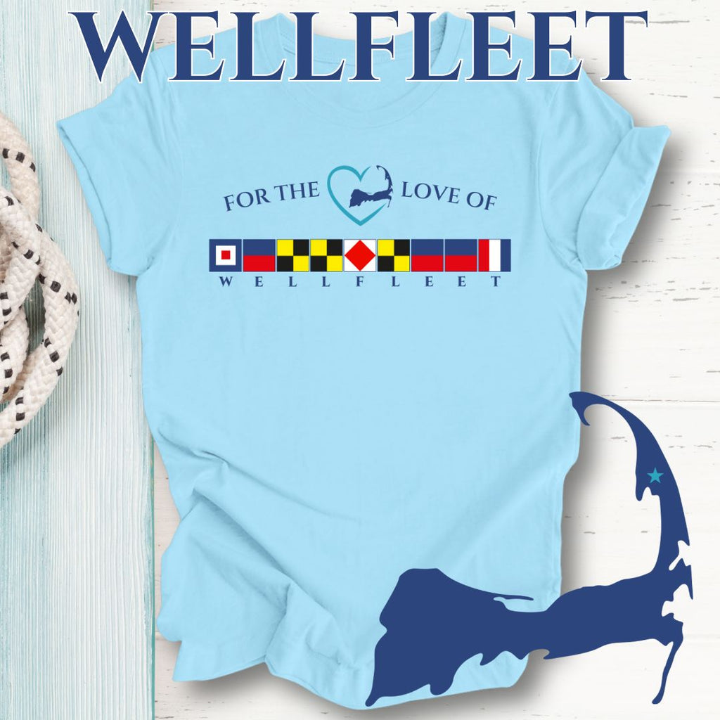 WELLFLEET - Nautical Flag Unisex T-Shirt