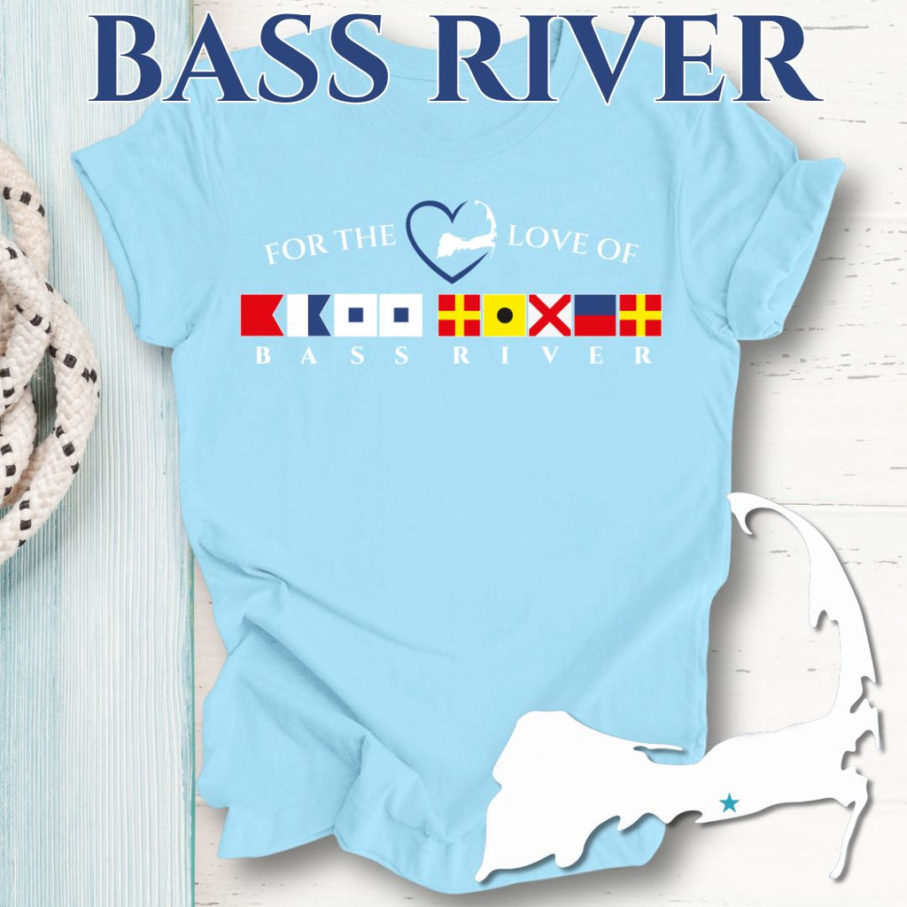 BASS RIVER - Nautical Flag Unisex T-Shirt