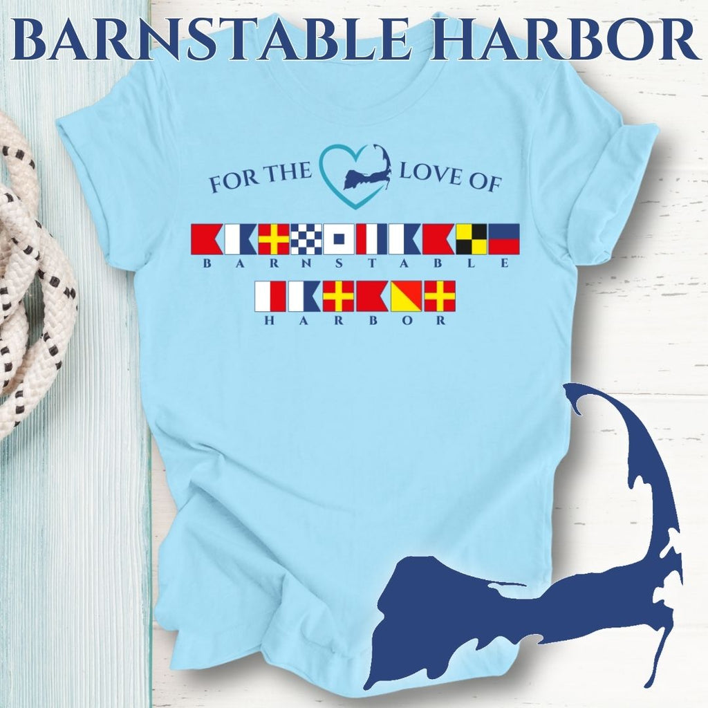 BARNSTABLE HARBOR - Nautical Flag Unisex T-Shirt