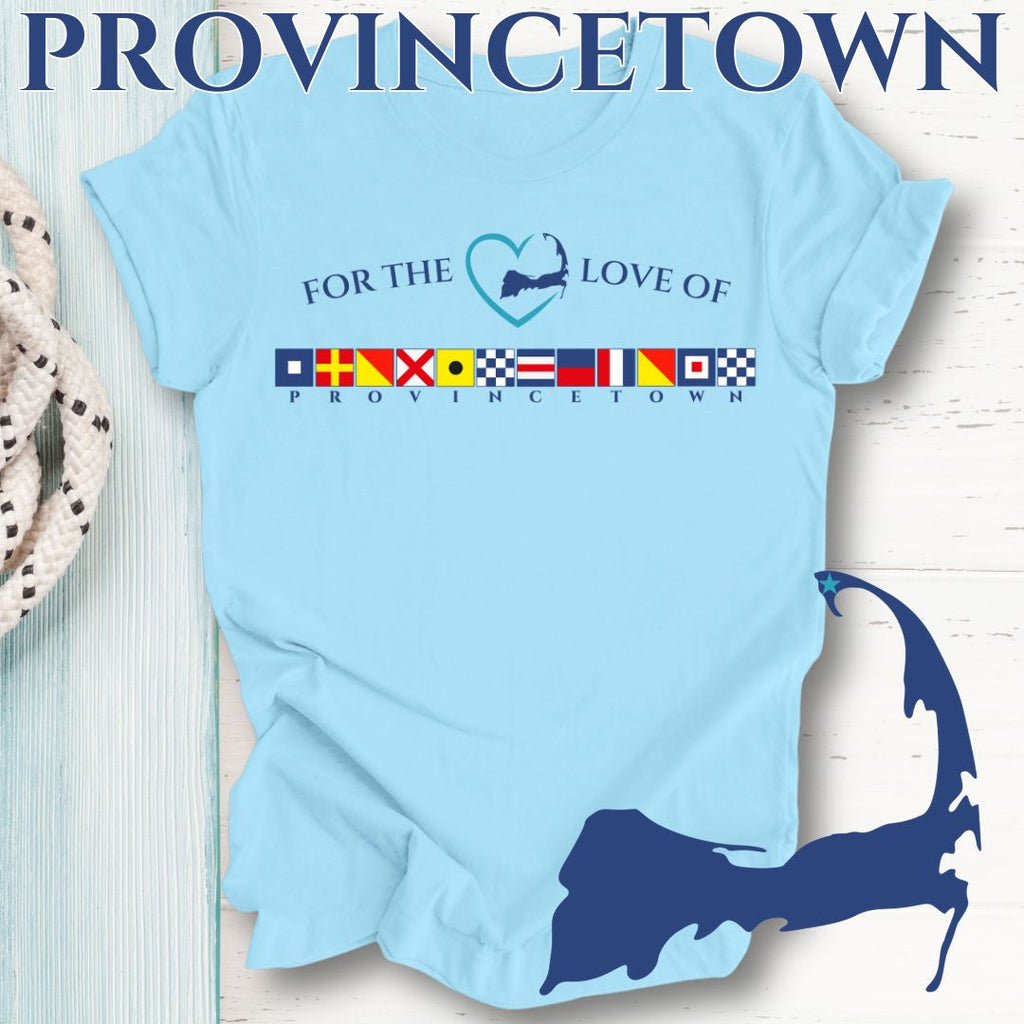 PROVINCETOWN - Nautical Flag Unisex T-Shirt