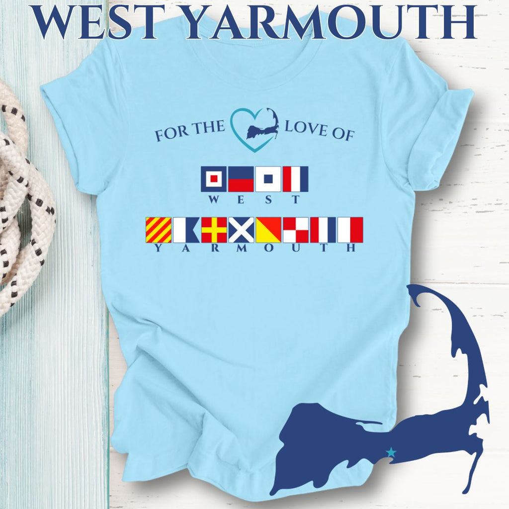 WEST YARMOUTH - Nautical Flag Unisex T-Shirt