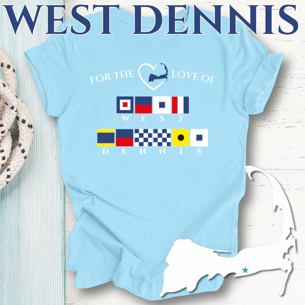 WEST DENNIS - Nautical Flag Unisex t-shirt