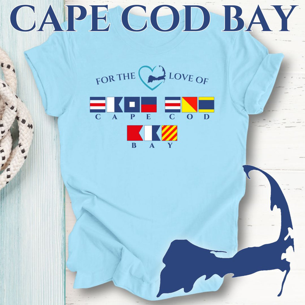 CAPE COD BAY - Nautical Flag Unisex T-Shirt