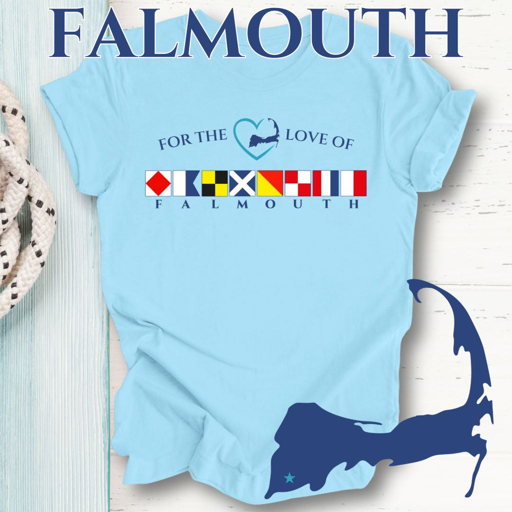 FALMOUTH - Nautical Flag Unisex T-Shirt