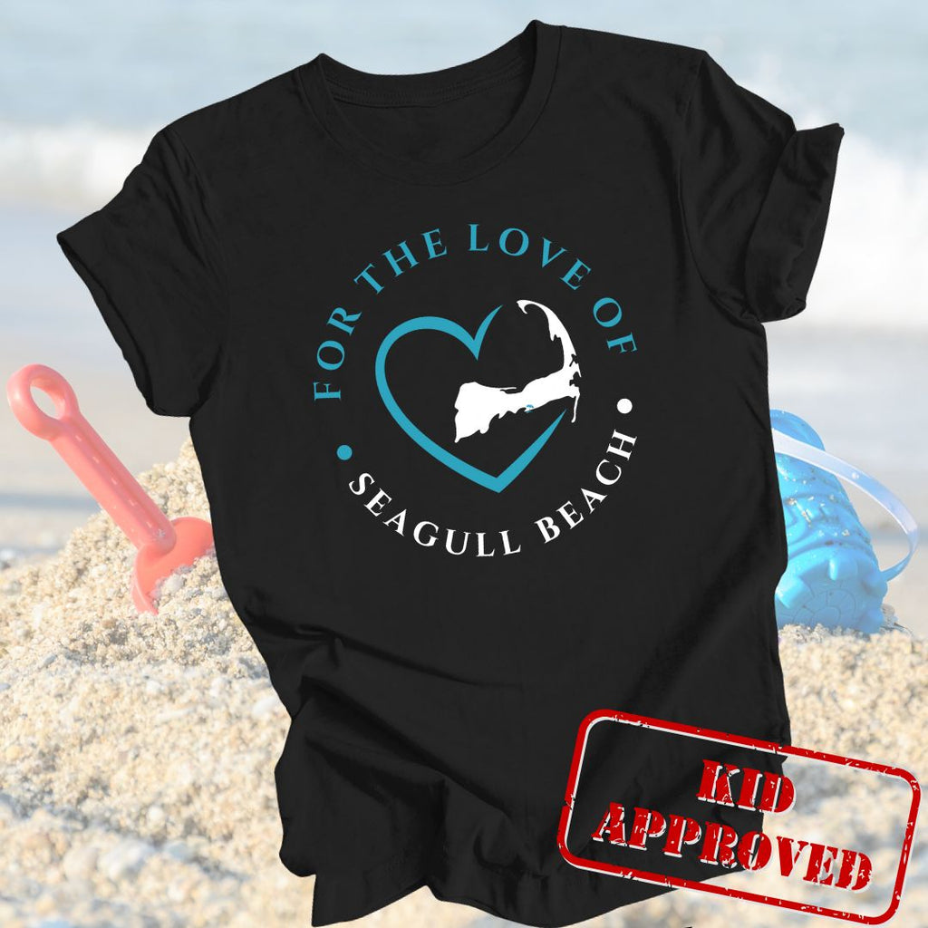 YOUTH For the Love of SEAGULL BEACH Short Sleeve T-Shirt