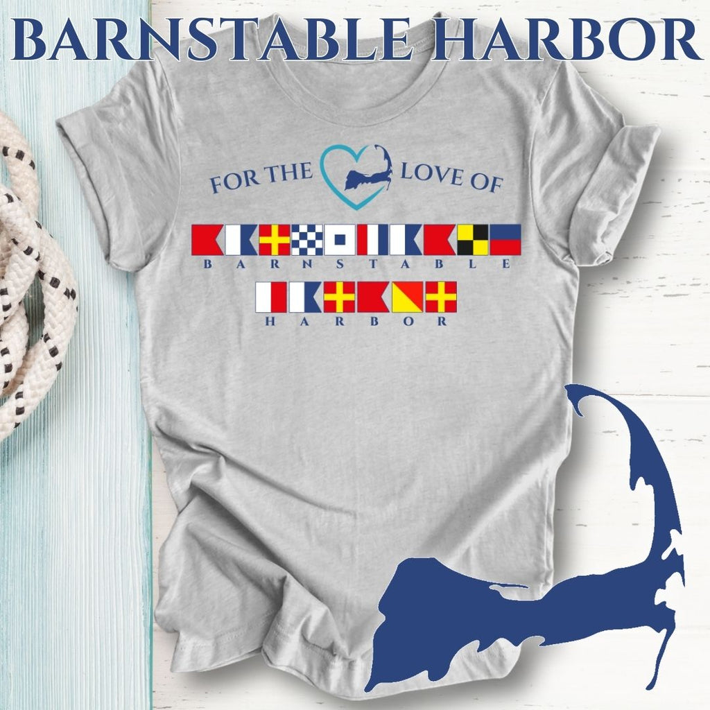 BARNSTABLE HARBOR - Nautical Flag Unisex T-Shirt