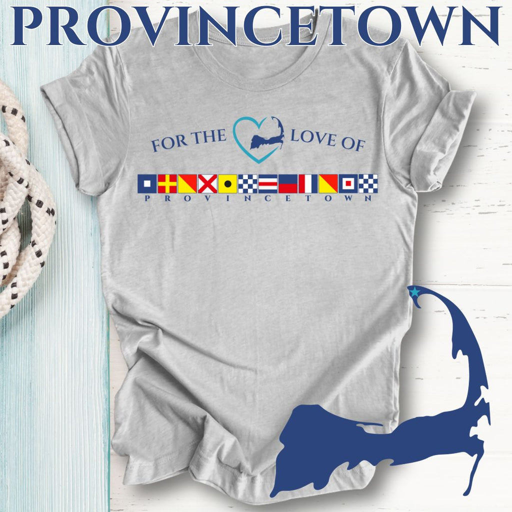 PROVINCETOWN - Nautical Flag Unisex T-Shirt