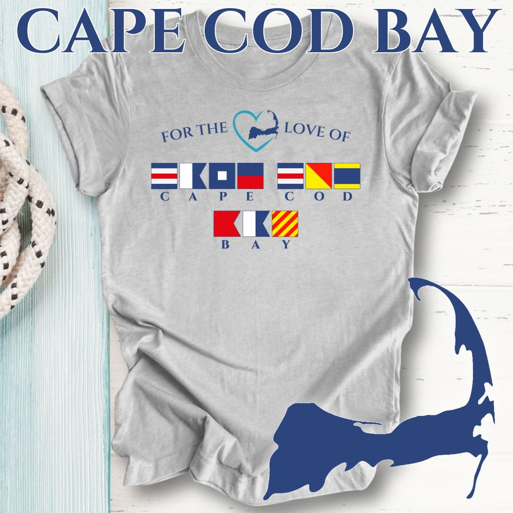 CAPE COD BAY - Nautical Flag Unisex T-Shirt