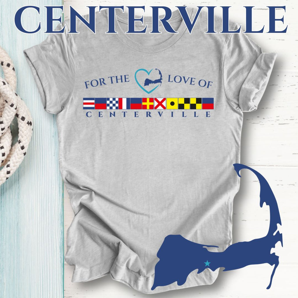 CENTERVILLE - Nautical Flag Unisex T-Shirt