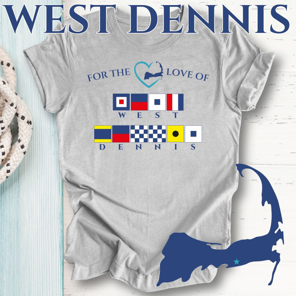 WEST DENNIS - Nautical Flag Unisex t-shirt