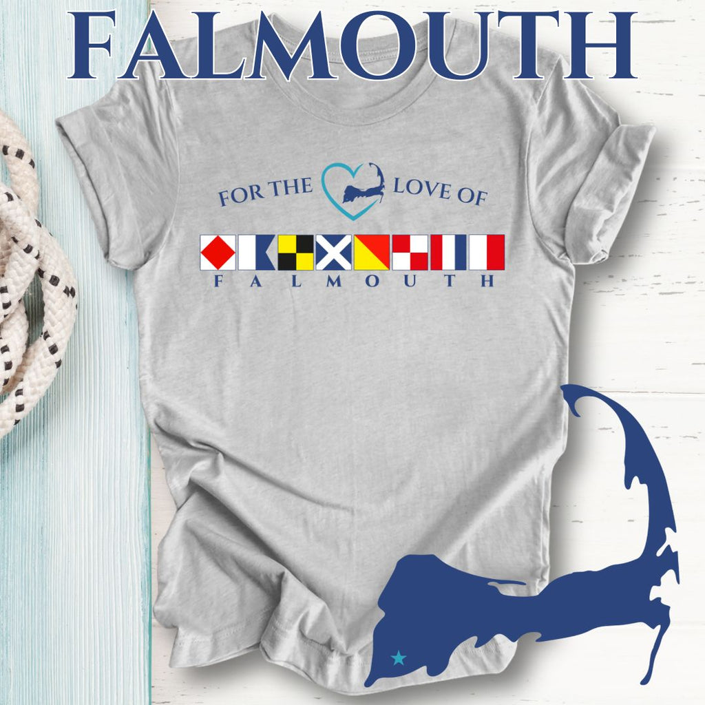 FALMOUTH - Nautical Flag Unisex T-Shirt