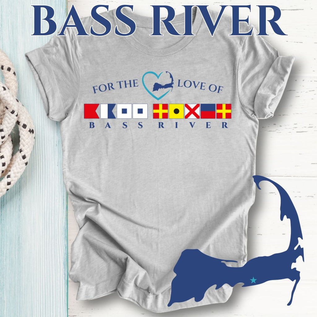 BASS RIVER - Nautical Flag Unisex T-Shirt