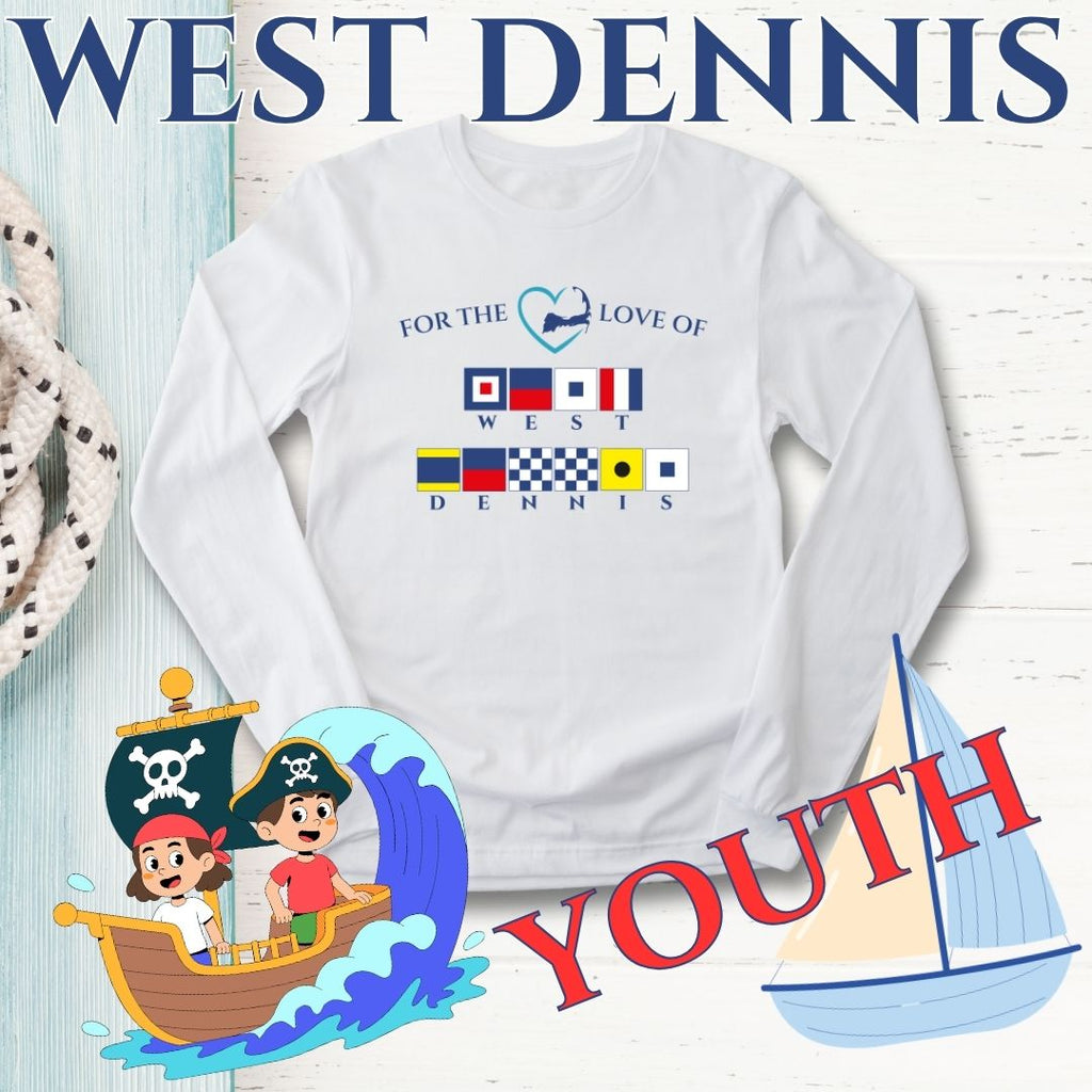 YOUTH - WEST DENNIS nautical long sleeve tee