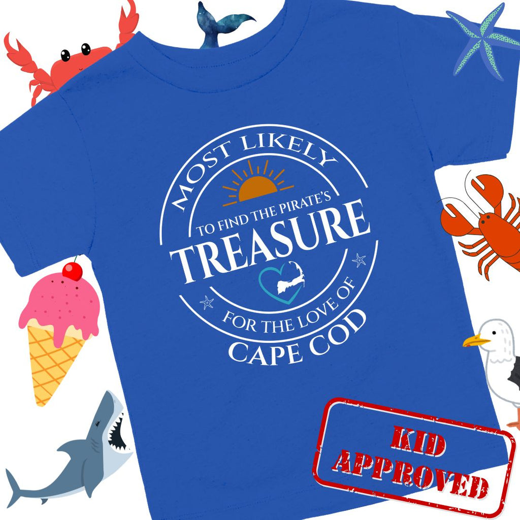 Youth MOST LIKELY to find the pirate's TREASURE Short Sleeve T-Shirt