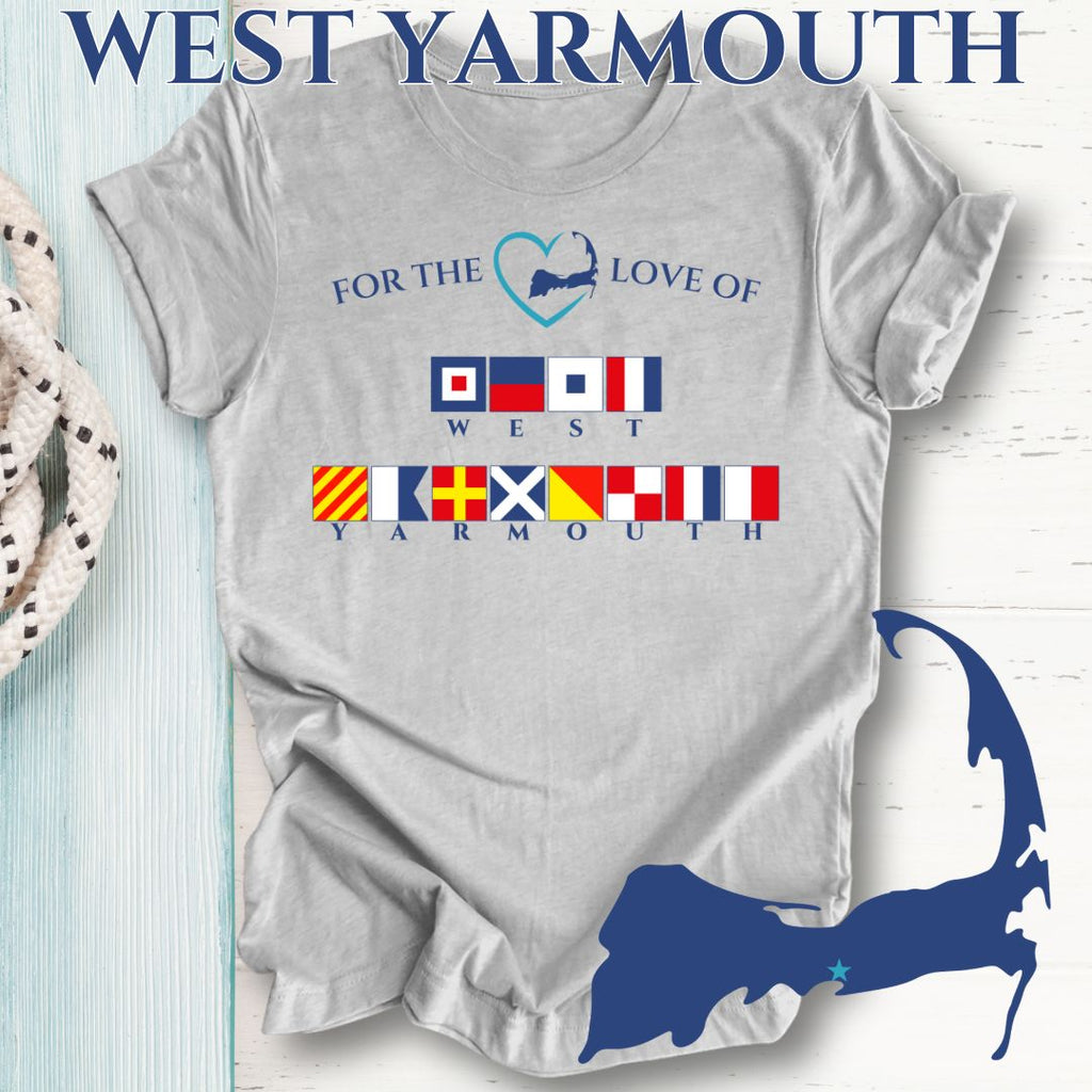 WEST YARMOUTH - Nautical Flag Unisex T-Shirt