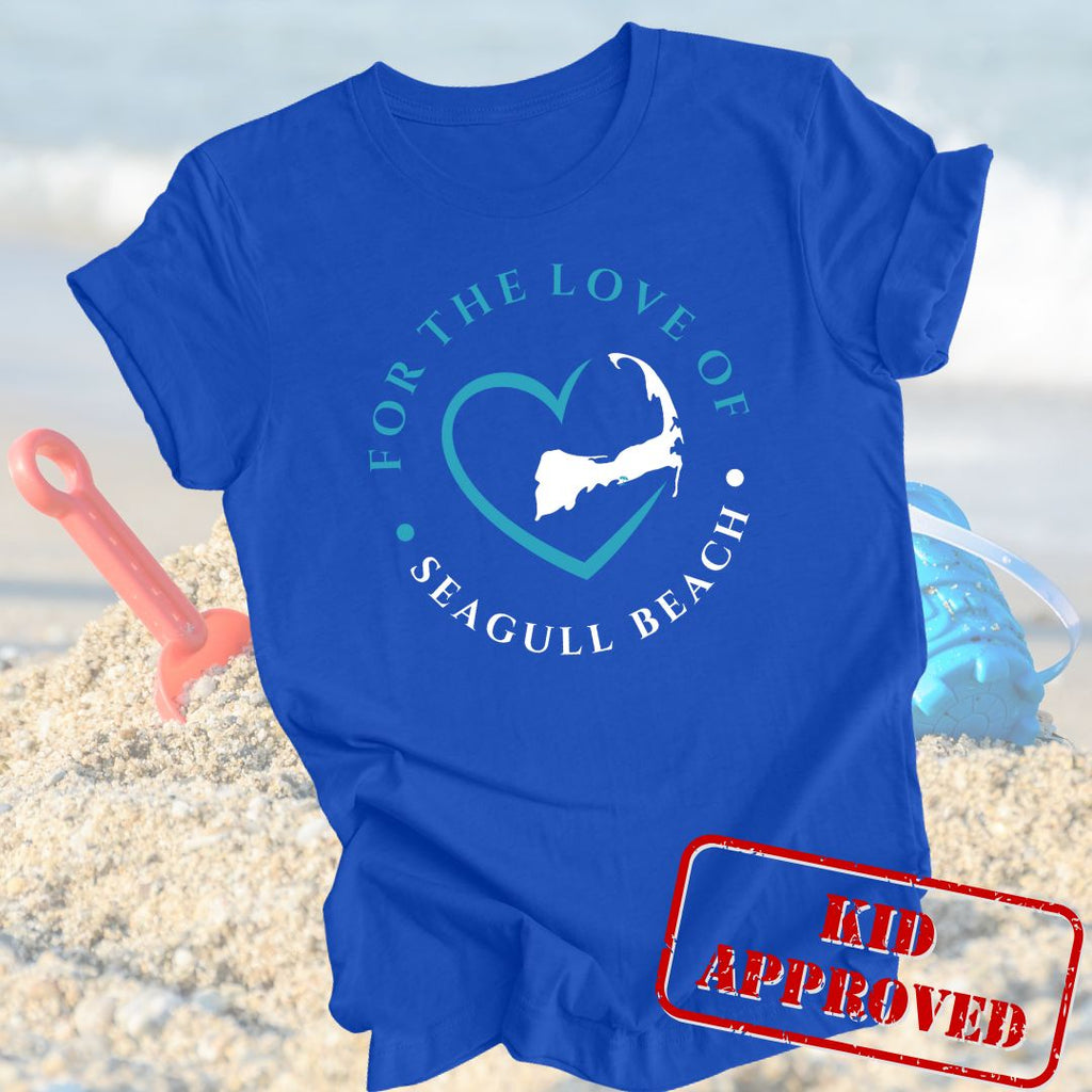 YOUTH For the Love of SEAGULL BEACH Short Sleeve T-Shirt