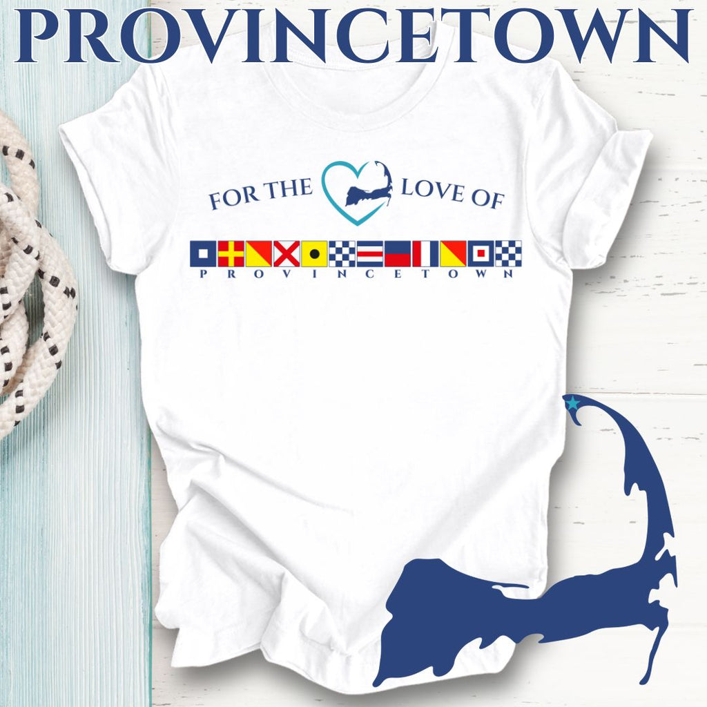 PROVINCETOWN - Nautical Flag Unisex T-Shirt