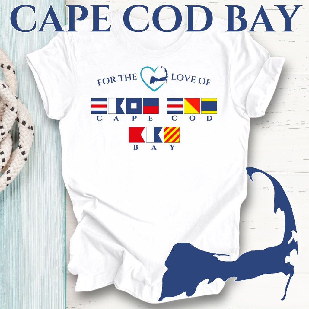 CAPE COD BAY - Nautical Flag Unisex T-Shirt