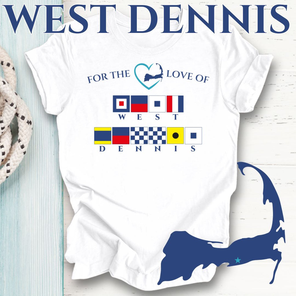 WEST DENNIS - Nautical Flag Unisex t-shirt