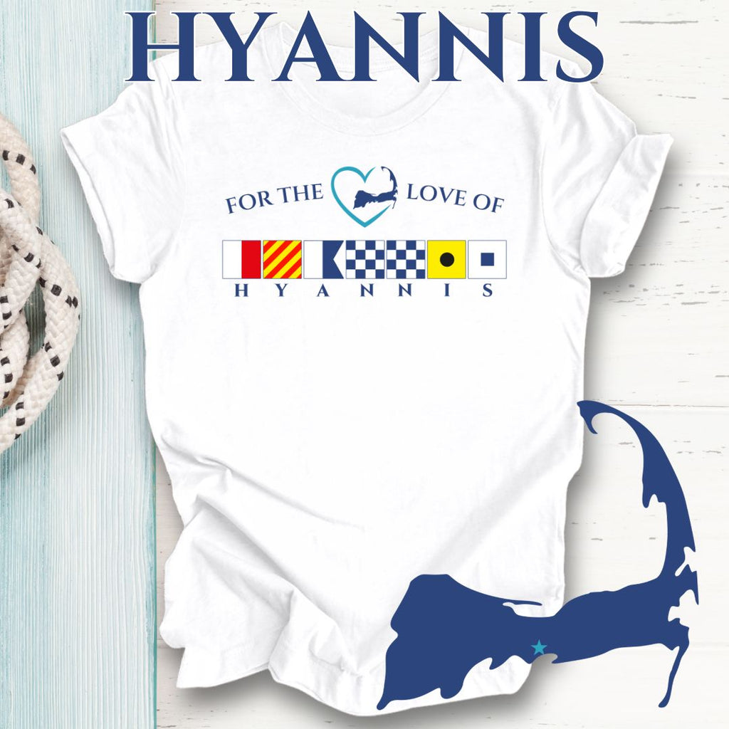 HYANNIS - Nautical Flag Unisex T-Shirt