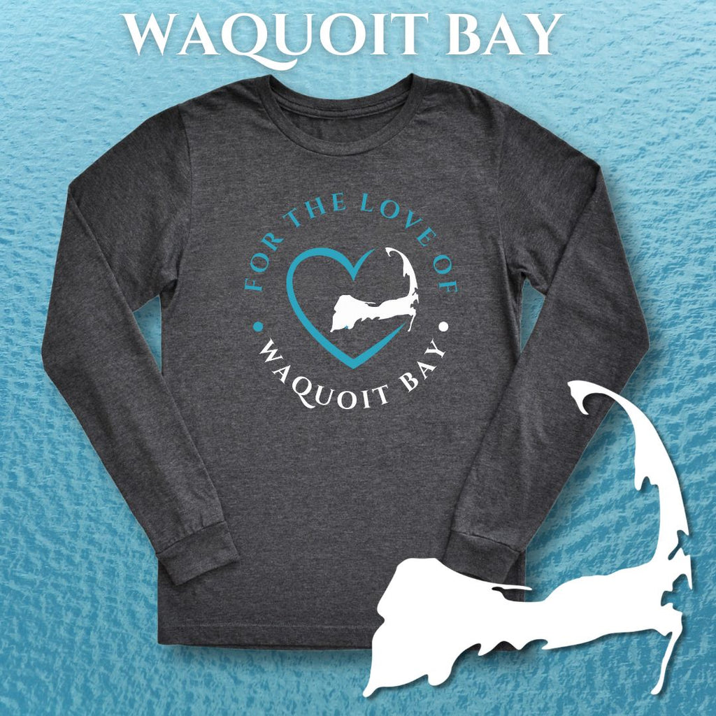 FAVORITE PLACE - For the Love of WAQUOIT BAY Unisex Long Sleeve Tee