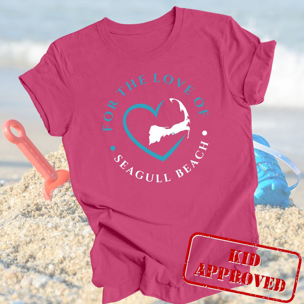 YOUTH For the Love of SEAGULL BEACH Short Sleeve T-Shirt