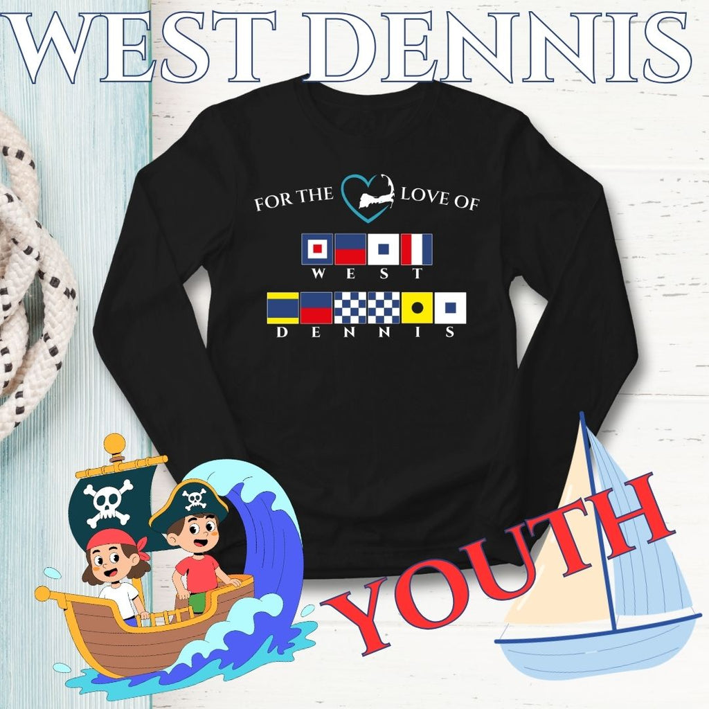 YOUTH - WEST DENNIS nautical long sleeve tee