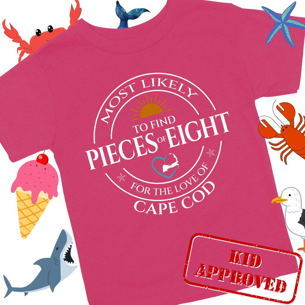 Youth MOST LIKELY to find PIECES of EIGHT Short Sleeve T-Shirt
