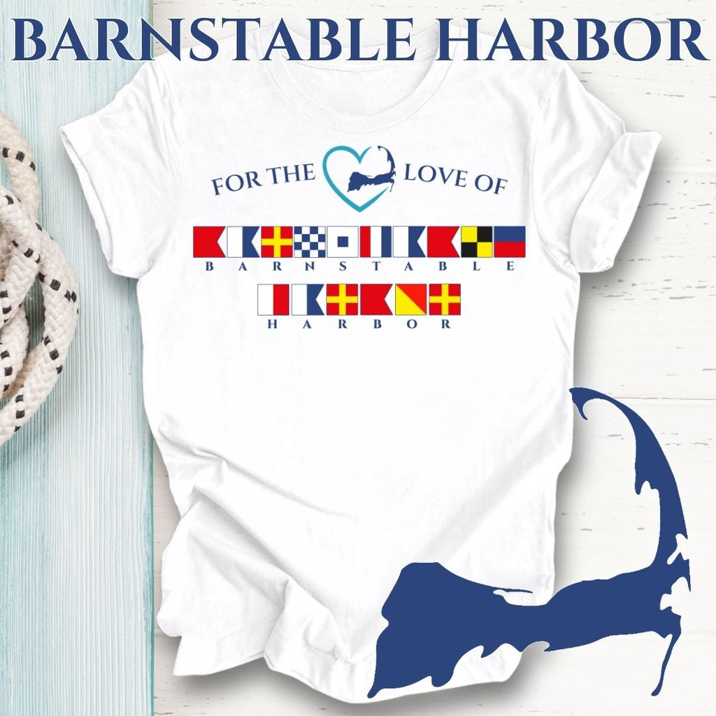 BARNSTABLE HARBOR - Nautical Flag Unisex T-Shirt