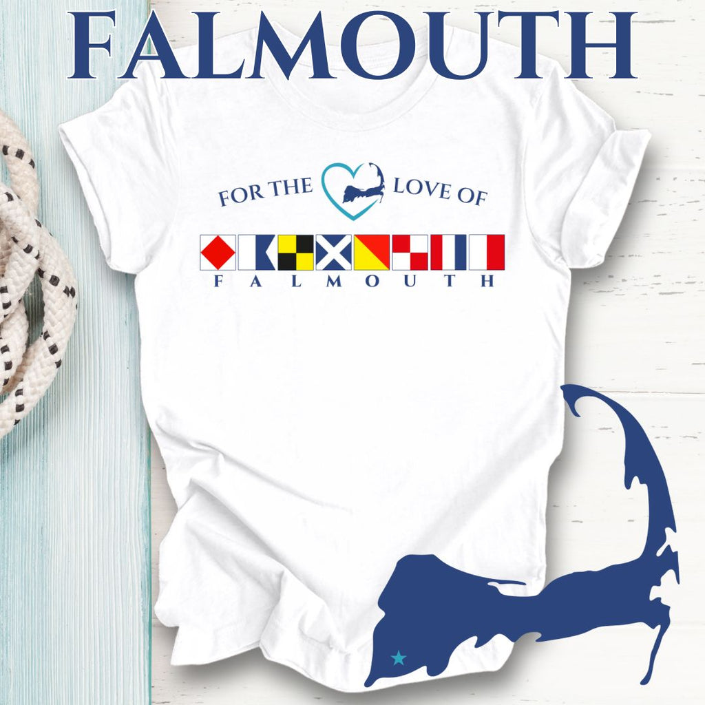 FALMOUTH - Nautical Flag Unisex T-Shirt