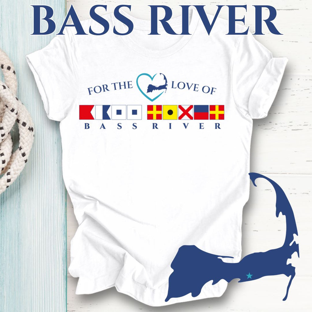 BASS RIVER - Nautical Flag Unisex T-Shirt
