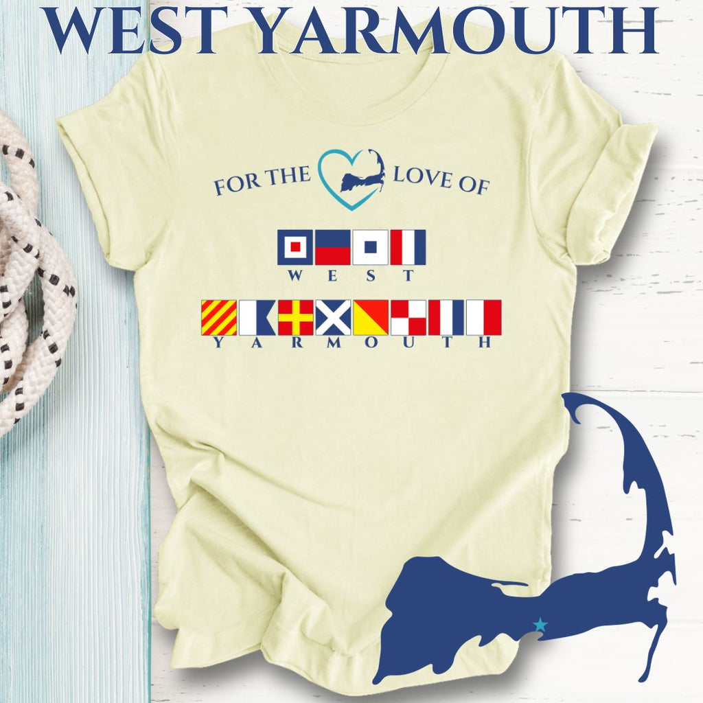 WEST YARMOUTH - Nautical Flag Unisex T-Shirt