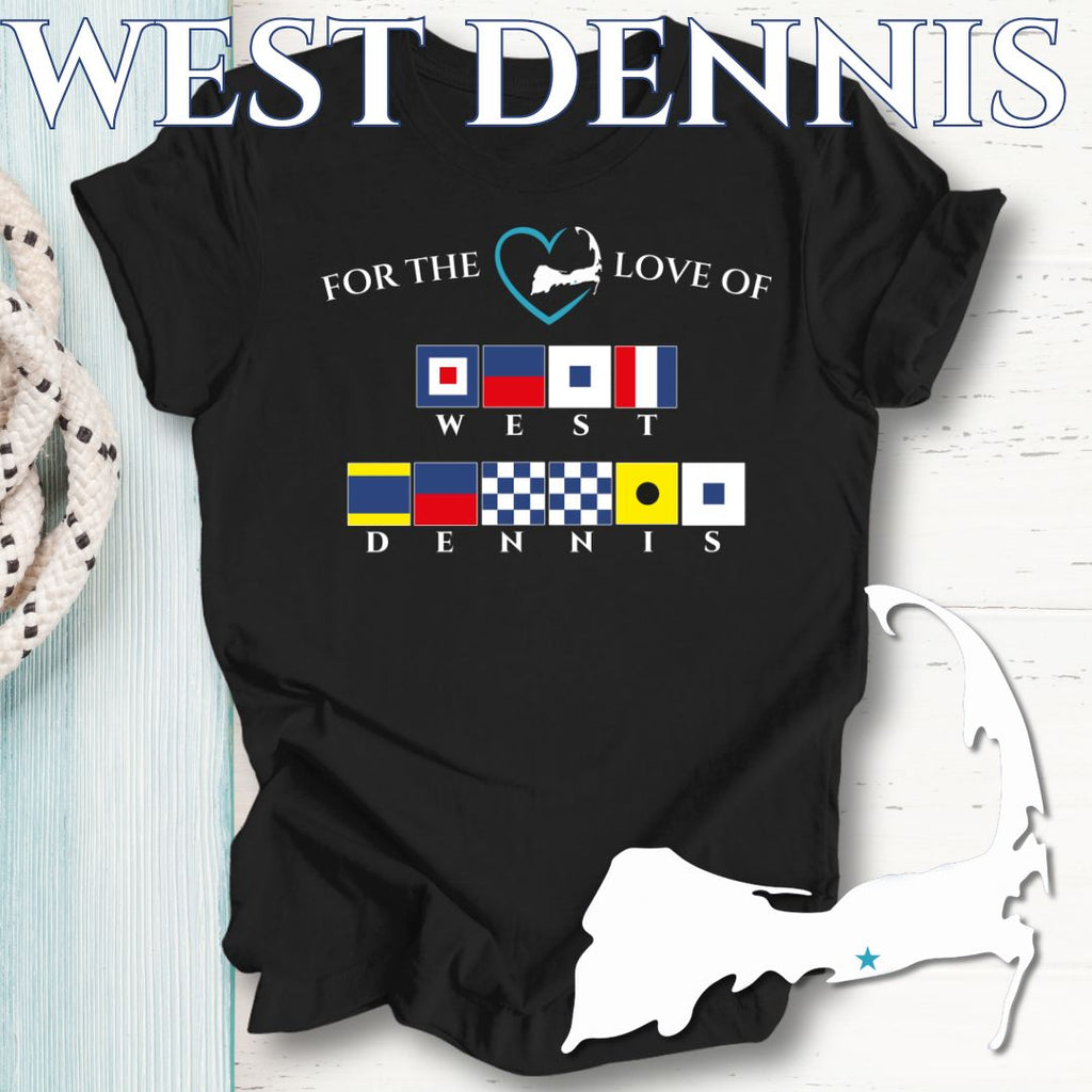 WEST DENNIS - Nautical Flag Unisex t-shirt