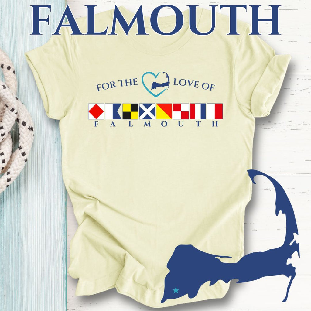 FALMOUTH - Nautical Flag Unisex T-Shirt