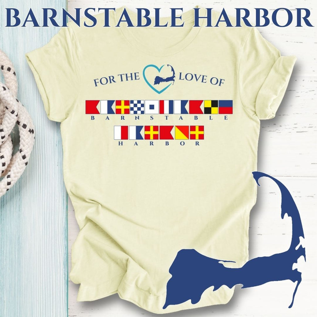 BARNSTABLE HARBOR - Nautical Flag Unisex T-Shirt