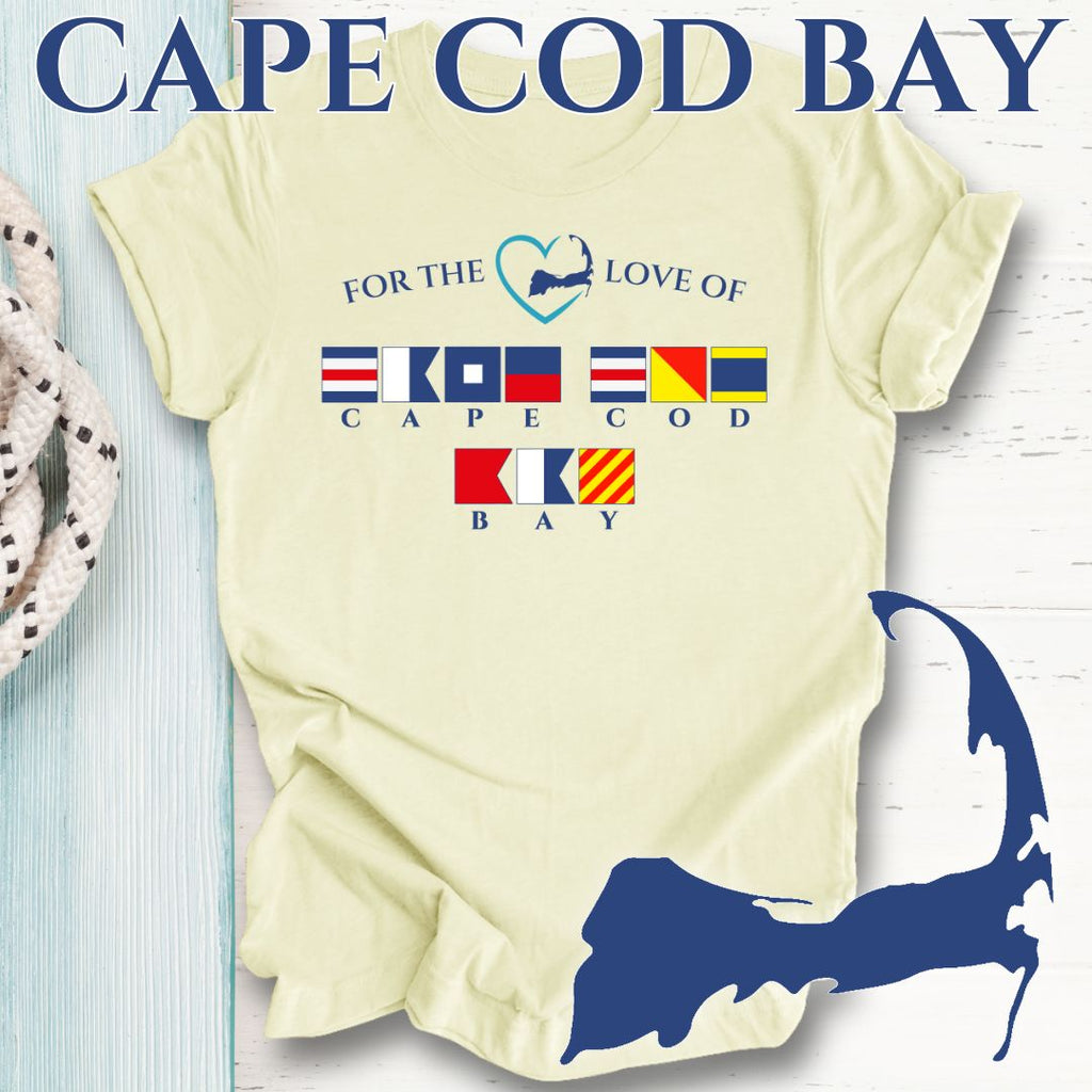 CAPE COD BAY - Nautical Flag Unisex T-Shirt