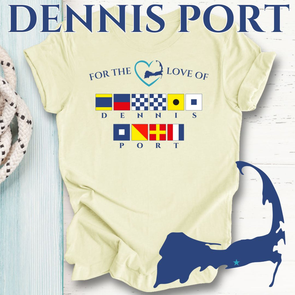 DENNIS PORT - Nautical Flag Unisex T-Shirt