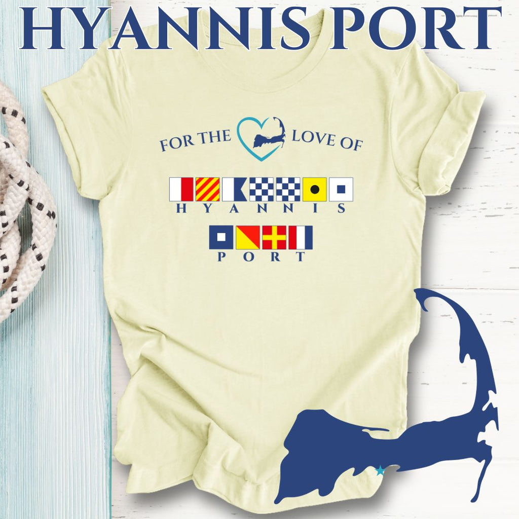 HYANNIS PORT - Nautical Flag Unisex T-Shirt