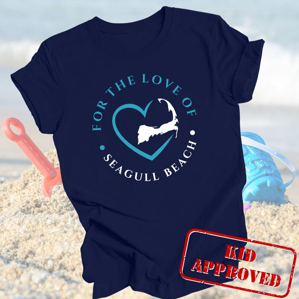 YOUTH For the Love of SEAGULL BEACH Short Sleeve T-Shirt