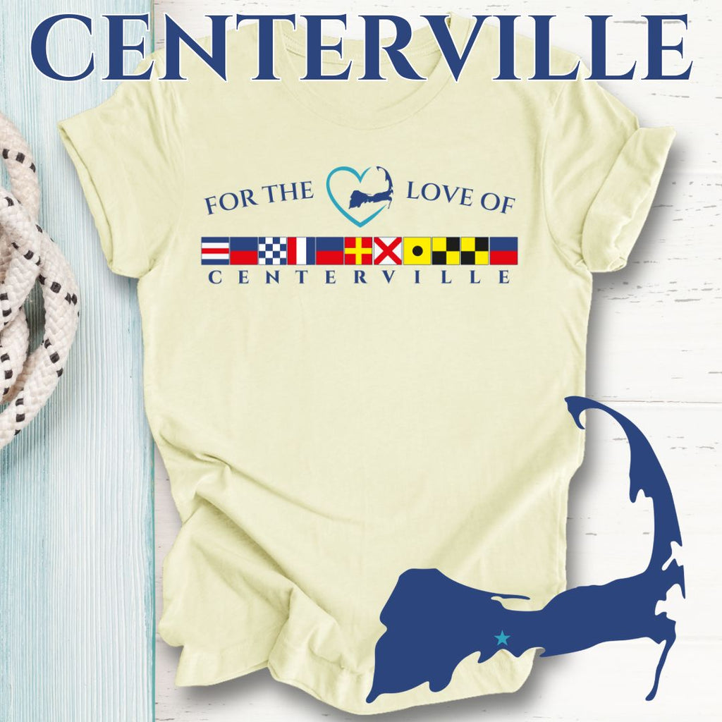 CENTERVILLE - Nautical Flag Unisex T-Shirt